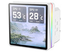 Enfriamiento Liquido Thermaltake TH360 V3 Ultra 3 Ventiladores120mm Blanco ARGB pantalla 3.95 pulgadas