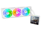 Enfriamiento Liquido Thermaltake TH360 V3 Ultra 3 Ventiladores120mm Blanco ARGB pantalla 3.95 pulgadas