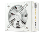 Fuente de Poder Cooler Master MWE Blanco 850W 80 Plus Gold 2400 RPM 50-60 Hz Non Modular Dimensiones 140x150x86 mm