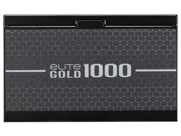 Fuente de Poder Cooler Master Elite Negro 1000W 80 Plus Gold 50-60Hz Full Modular Dimensiones 140x150x86mm