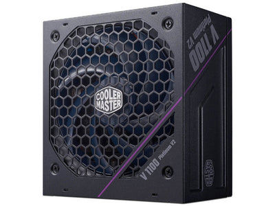 Fuente de Poder Cooler Master V Platino 1100 V2 Negro 1100W 80 Plus Platino 2400 RPM Full Modular Dimensiones 160x150x86mm