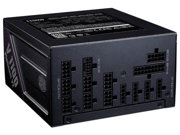 Fuente de Poder Cooler Master V Platino 1100 V2 Negro 1100W 80 Plus Platino 2400 RPM Full Modular Dimensiones 160x150x86mm