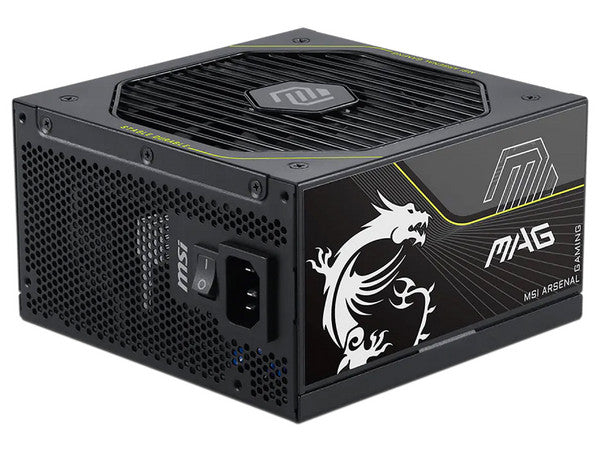 Fuente de poder MSI 1200W Platinum 80 Plus Full Modular MAG A1200PLS PCIE5 ATX