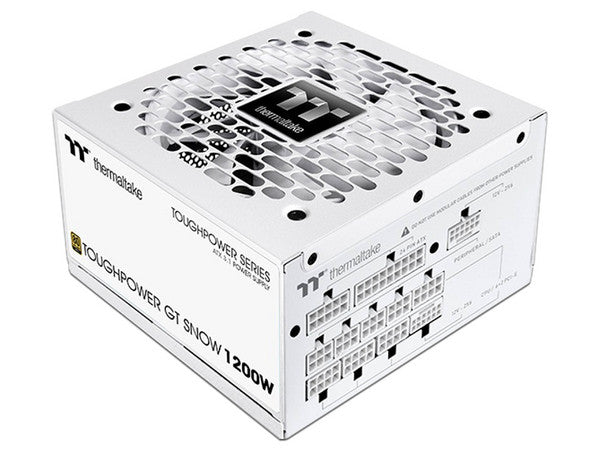 Fuente de poder Thermaltake 1200W TOUGHPOWER GT SNOW (Blanca) 80plus Gold Full Modular PS-TPT-1200FNFAGU-W TPD-1200AH2FXG-3