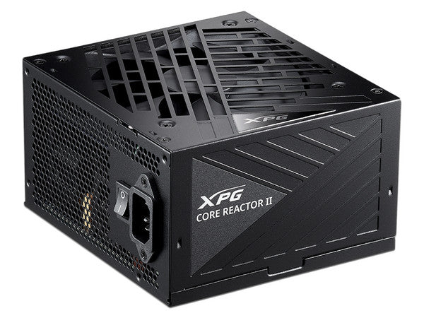 Fuente de Poder XPG 750W CORE REACTOR II 80 Plus Gold FDB Cojinete fluidodinámico 1x12VHPWR 6xPCIE 2xEPS 2400 RPM ATX 3.0