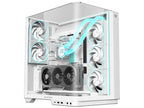 Gabinete Balam Rush Tank Expert Curve 7800 Media torre Blanco cristal panel curvo 5xVentiladores ARGB ATX /Micro ATX/ Mini ITX sin fuente
