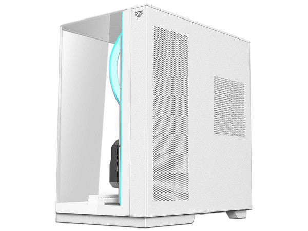 Gabinete Balam Rush Tank Expert Curve 7800 Media torre Blanco cristal panel curvo 5xVentiladores ARGB ATX /Micro ATX/ Mini ITX sin fuente