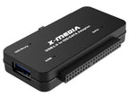 Adaptador externo USB 2.0 para disco SATA/IDE X-Media modelo XM-UB2235S