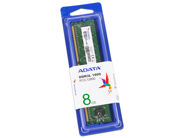 Memoria ADATA 8GB DDR3 1600Mhz bajo voltaje ADDU1600W8G11-S