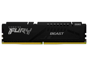 Memoria Kingston 32GB DDR5 5200Mhz FURY Beast negro