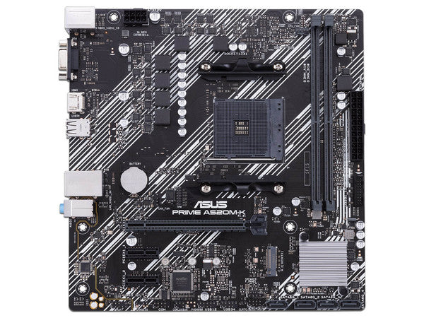Tarjeta Madre ASUS PRIME A520M-K/CSM Socket AM4 4xUSB 3.2 2xUSB 2.0 3xAudioJack 1xHDMI 2xDIMM DDR4