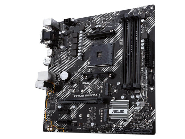Tarjeta Madre ASUS PRIME B550M-K Ryzen 3ra Gen socket AM4 doble M.2 HDMI VGA DVI