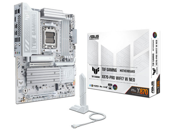 Tarjeta madre AsusTUF GAMING X870-PRO WIFI7 W NEO socket AM5 4xDDR5 2xUSB4 C 1xHDMI Wifi 7 ATX