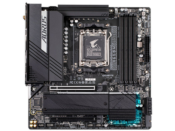 Tarjeta madre Gigabyte B650M Aorus Elite AX socket AM5 Wifi 4xDDR5 HDMI DP Micro ATX