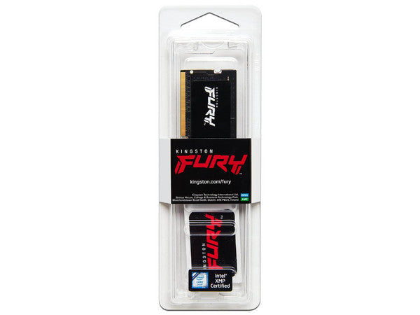 Sodimm Kingston 16GB DDR5 5600Mhz Fury Impact Black KF556S40IB-16