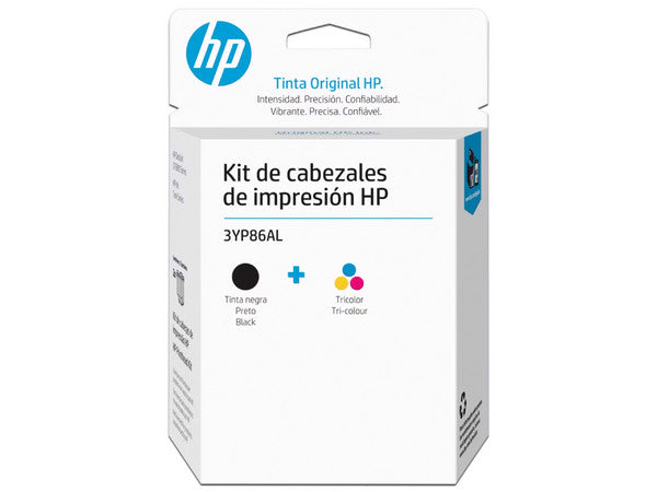 Kit de cabezales HP 3YP86AL negro y tricolor para HP Ink Tank serie 110 Smart Tank serie 350 Smart Tank inalámbrica serie 450