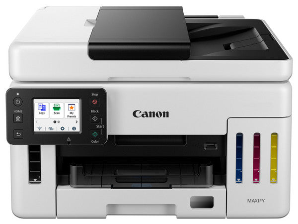 Impresora Multifuncional Canon Maxify GX6110 3 en 1 de Color Tinta Continua con 45ppm WIFI/USB/Ethernet/MacOS/Windows