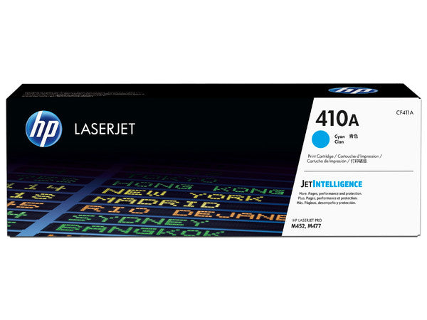 TONER HP 410A CF411A CYAN LASERJET M452dn/M452nw/M477fdn/M477fdw/M477fnw (2 300 PAGS)