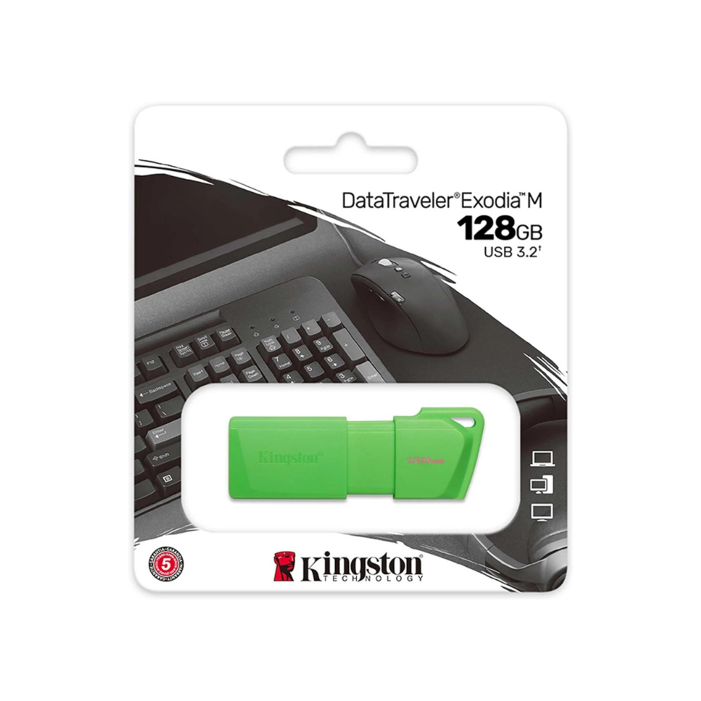 Memoria Flash Kingston 128GB USB 3.2 Gen 1 DTXM Rosa (KC-U2L128-7LN)