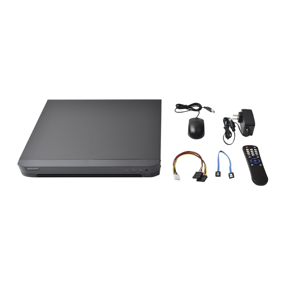 KIT TurboHD 1080p / DVR 8 Canales / 4 Camaras Bala (exterior 2.8 mm) / 4 Camaras Eyeball (exterior 2.8 mm) / Transceptores / Conectores / Fuente de Poder Profesional hasta 15 Vcc para Largas Distancias