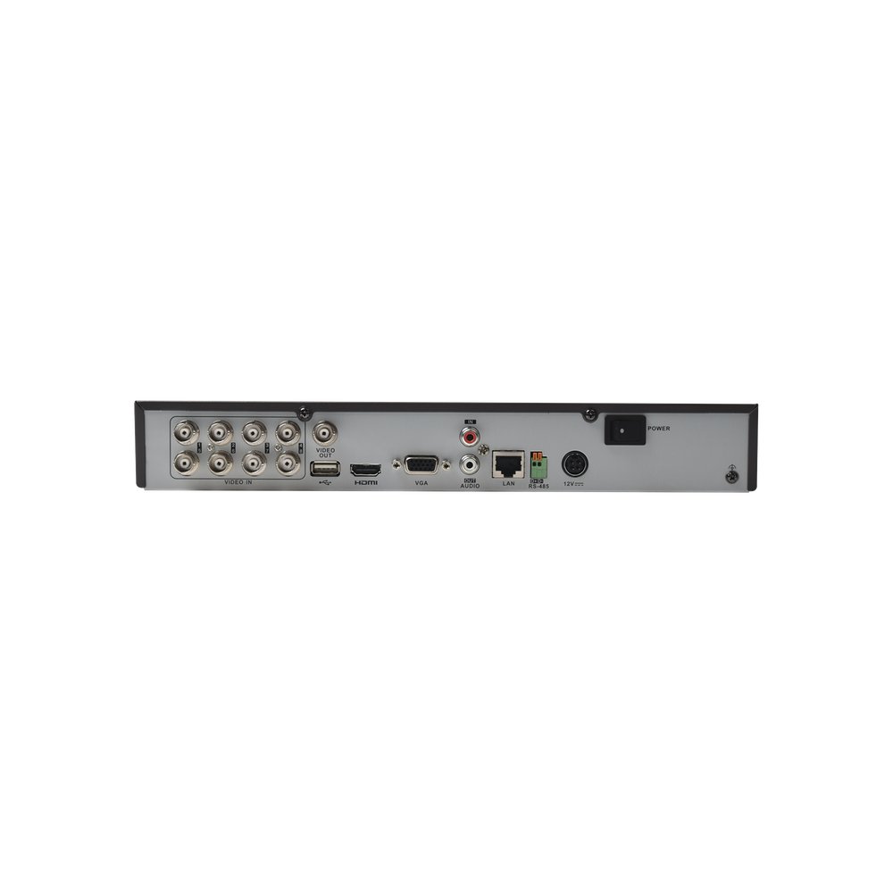 KIT TurboHD 1080p / DVR 8 Canales / 4 Camaras Bala (exterior 2.8 mm) / 4 Camaras Eyeball (exterior 2.8 mm) / Transceptores / Conectores / Fuente de Poder Profesional hasta 15 Vcc para Largas Distancias