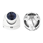 KIT TurboHD 1080p / DVR 8 Canales / 4 Camaras Bala (exterior 2.8 mm) / 4 Camaras Eyeball (exterior 2.8 mm) / Transceptores / Conectores / Fuente de Poder Profesional hasta 15 Vcc para Largas Distancias