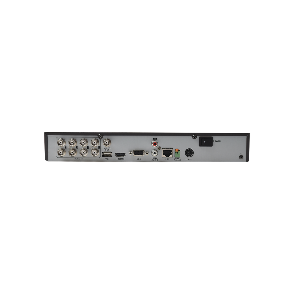 KIT TurboHD 1080p / DVR 8 Canales / 8 Camaras Bala (exterior 2.8 mm) / Transceptores / Conectores / Fuente de Poder Profesional hasta 15 Vcc para Larga Distancias