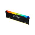 Memoria Kingston 32GB DDR4 3200MHz Fury Beast Negro RGB KF432C16BB2A/32