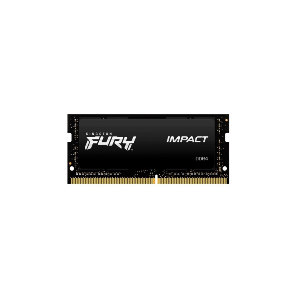 Memoria RAM Sodimm Kingston 16GB DDR4 3200MHz Fury Impact Black - KF432S20IB/16