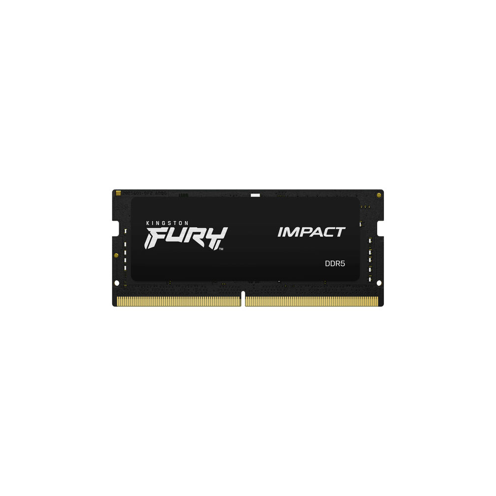 Memoria RAM Sodimm Kingston 16GB DDR5 4800MHz Fury Impact Black - KF548S38IB-16