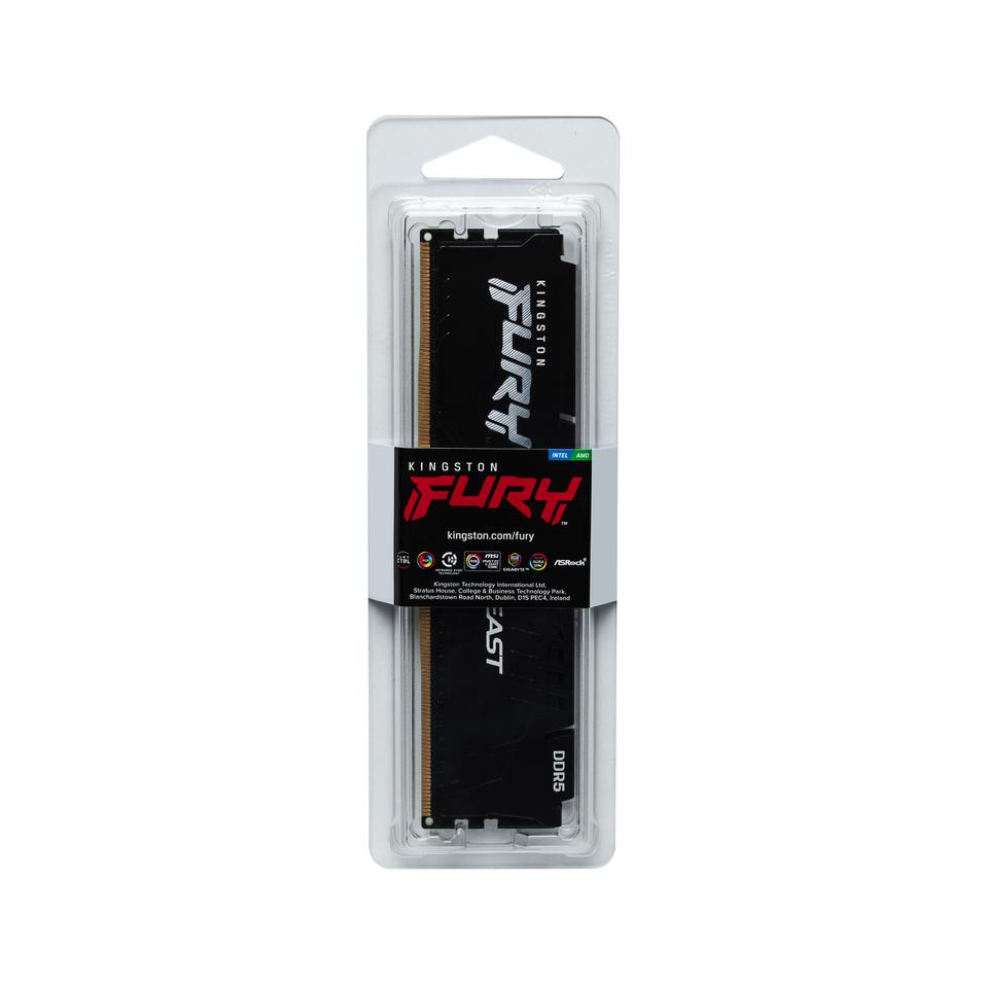 Memoria Kingston 16GB DDR5 6000MHz Fury Beast Black EXPO KF560C36BBE2-16