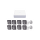 Kit IP 1080p (2 Megapi­xeles), NVR de 8 Canales con 8 Puertos PoE, 8 Camaras IP Bala ColorVu Lite y ACUSENSE Lite, Microfono Integrado
