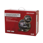 Kit TurboHD 3K (5 Megapíxel) con DVR de 4 Canales, 4 Cámaras Bala Metálicas para Exterior con Micrófono Integrado, Accesorios de Interconexión y Fuente de Poder