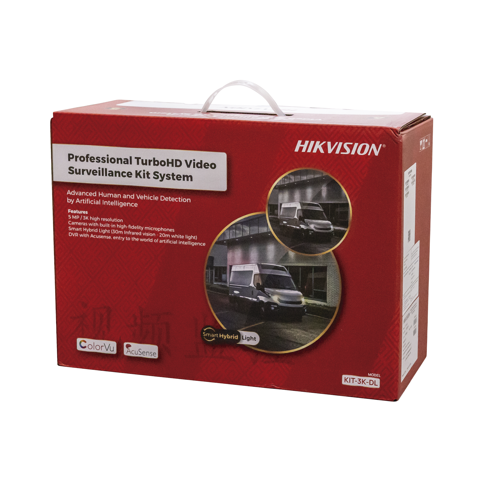 Kit TurboHD 3K (5 Megapíxel) con DVR de 4 Canales, 4 Cámaras Bala Metálicas para Exterior con Micrófono Integrado, Accesorios de Interconexión y Fuente de Poder