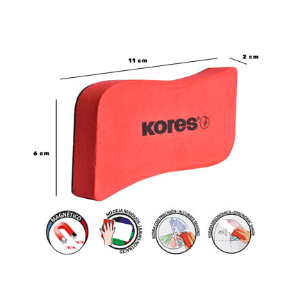 Borrador Magnetico Kores Para Pintarron