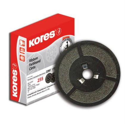 Cinta P/Calculadora Kores Negro-Rojo 3.0Cms Diametro