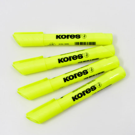 Resaltador Kores K-Marker Xh12 Amarillo C/12