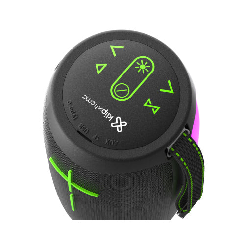 Bocina Portátil Klip Xtreme LED Bluetooth TWS 16W Zoundfire Pro KBS-350BK