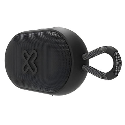 Bocina Portátil Klip Xtreme Groovesplash KBS-030BK Bluetooth TWS 6W IPX7 Hasta 12 Horas Negro