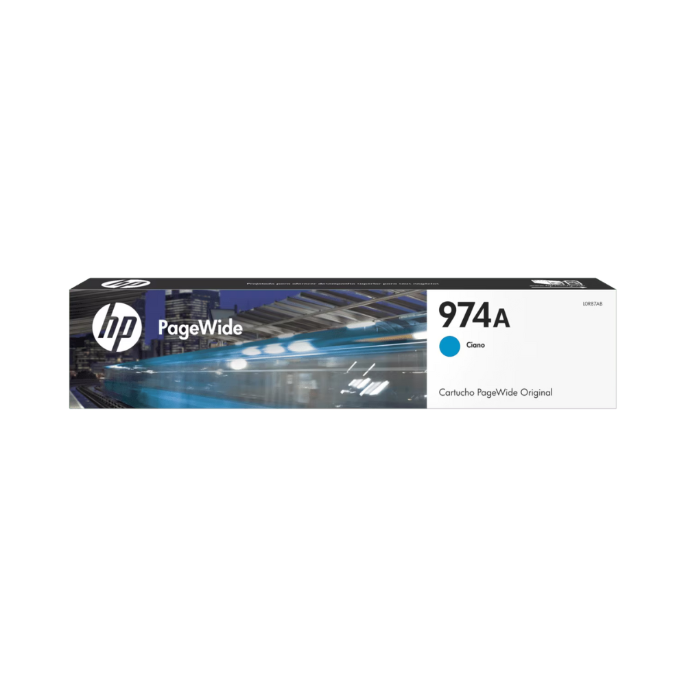 Cartucho Original De Tinta HP PageWide 974A Cyan