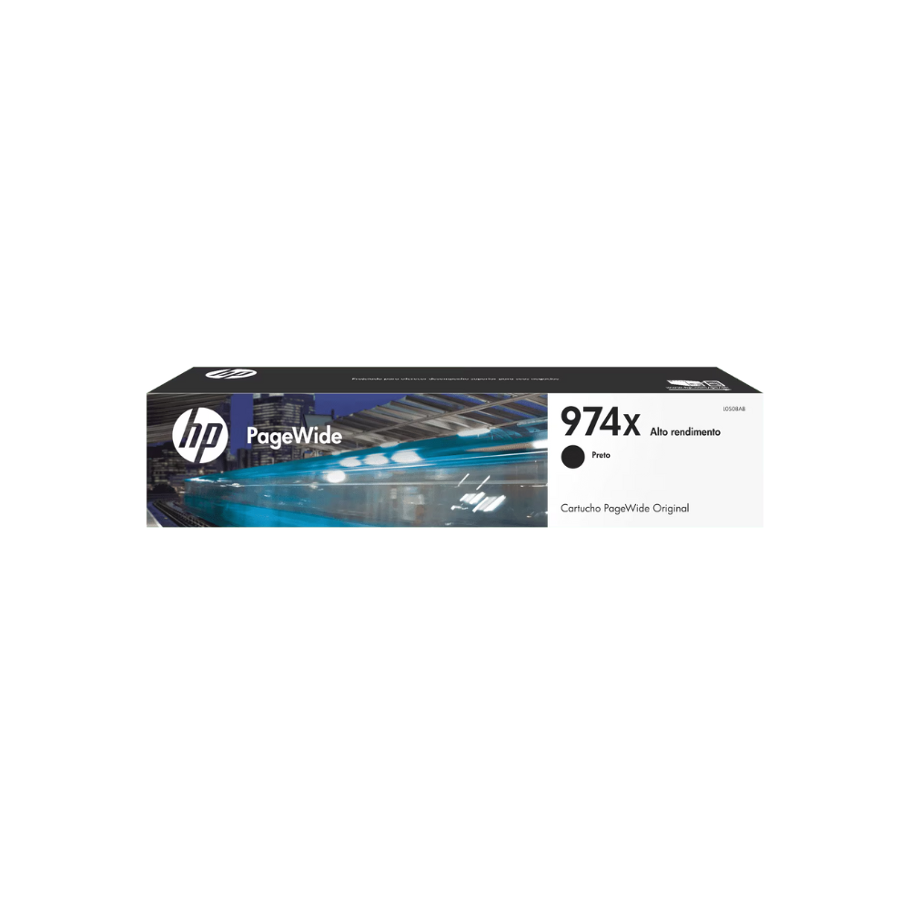 Cartucho Original De Tinta HP PageWide 974X Alta Capacidad Negro