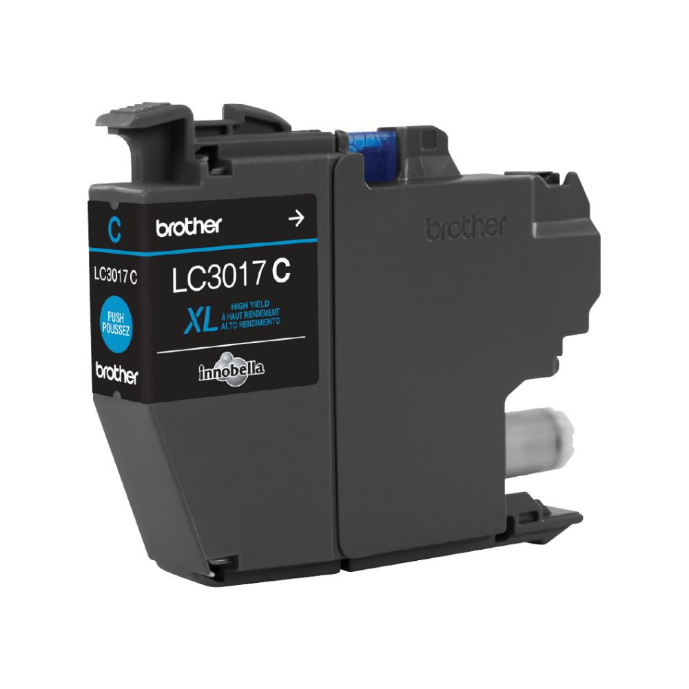 Tinta Brother LC-3017C Cyan Para MFC-J5330DW / MFC-J6530DW / MFC-J6930DW — Rendimiento 550 Páginas