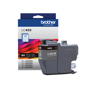 Tinta Brother Lc402Bk Negra Mfc-J5340Dw / Mfc-J6540Dw / Mfc-J6940Dw (550 Pag)