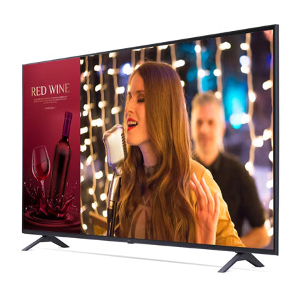 Pantalla LG 65" Signage 3840 x 2160 UHD 16 Hours 7 Days 350 nits Web os