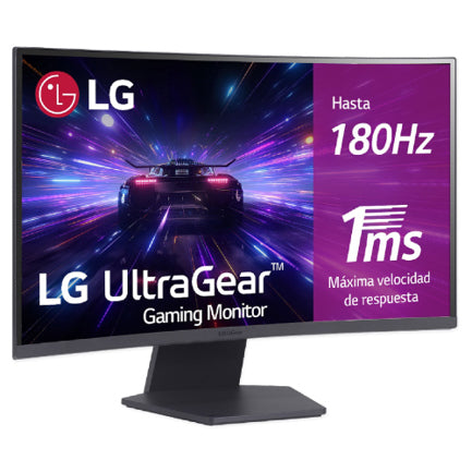 Monitor LG UltraGear 27" QHD 2560x1440 VA Display Curvo 180Hz 1ms GTG AMD FreeSync