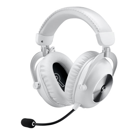 Audifonos Diadema Inalámbricos Logitech Pro X 2 Lightspeed Micrófono Desmontable Blanco