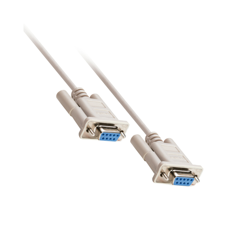 Cable Null Modem DB9 Hembra a DB9 Hembra 1.8M Manhattan (301404)