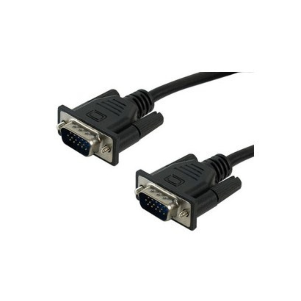 Cable Monitor SVGA 5mm HD15 M-M 1.8M Fer Manhattan (371315)