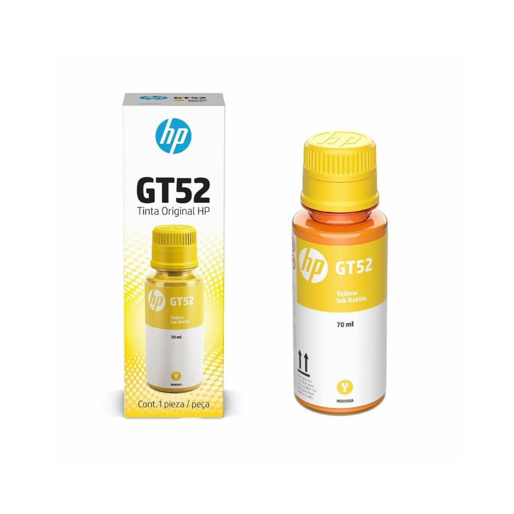 Botella Tinta HP GT52 Amarillo