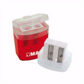 Sacapuntas Mae Spd-2G Doble Depósito Con Tapa Caja C/24 Pzas